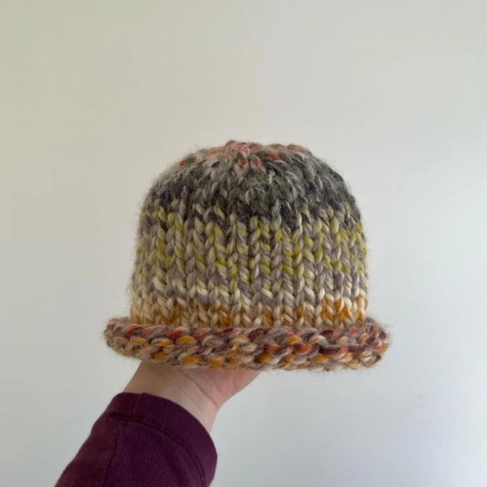 Hand Knit Baby Beanie